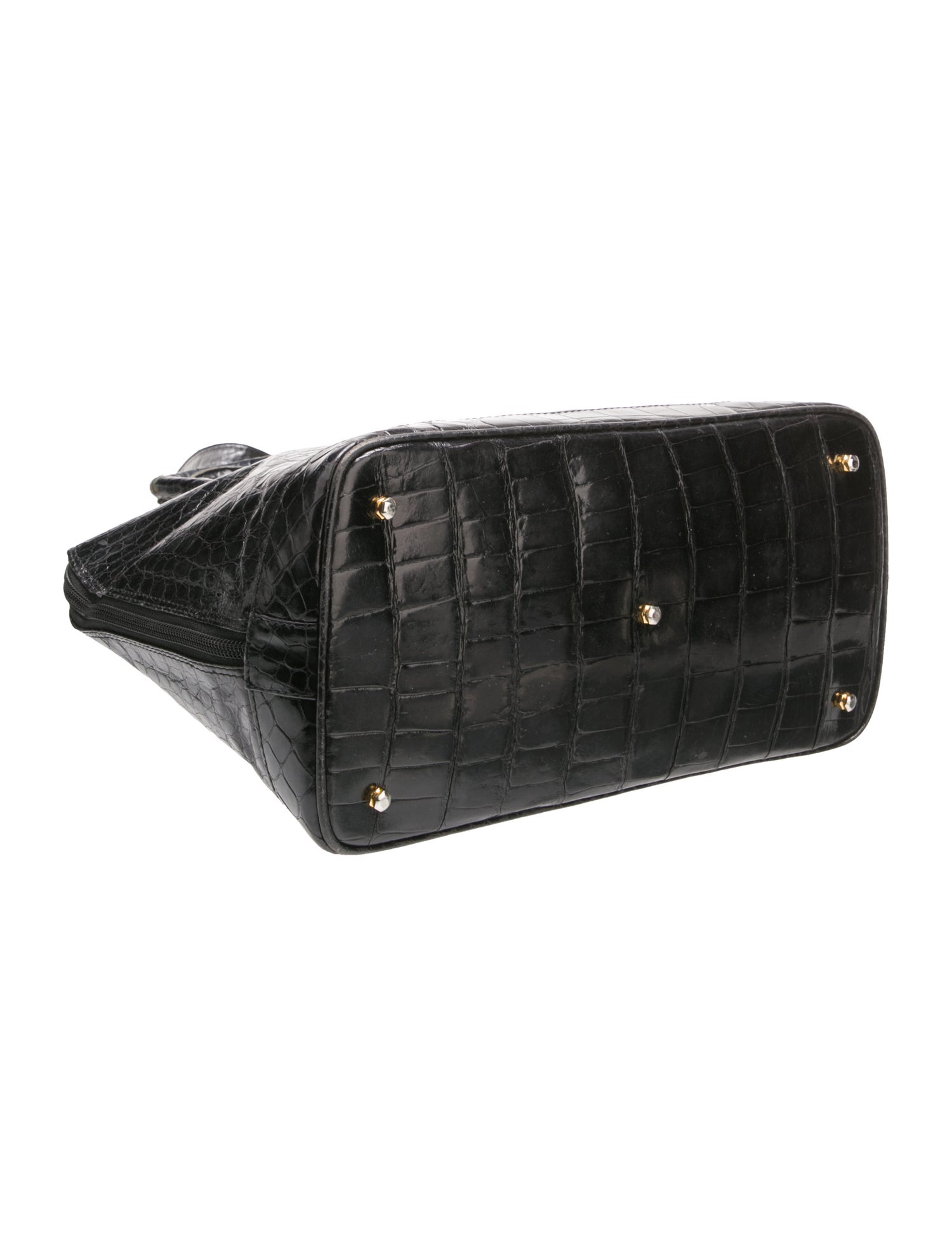 Saks Fifth Avenue Alligator Top Handle Bag